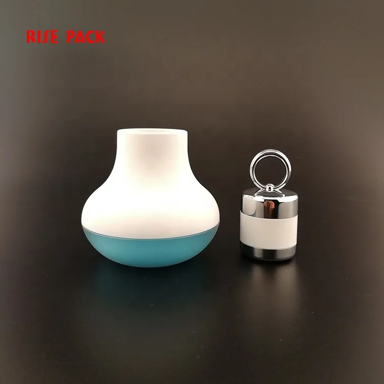 Acrylic Luxury  Eye Cream Jar 30G 50G With Electric Vibrating Head Massager Machine