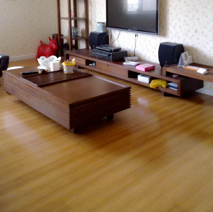 
Nature Color 100% Bamboo Material Solid Interior Bamboo Flooring 