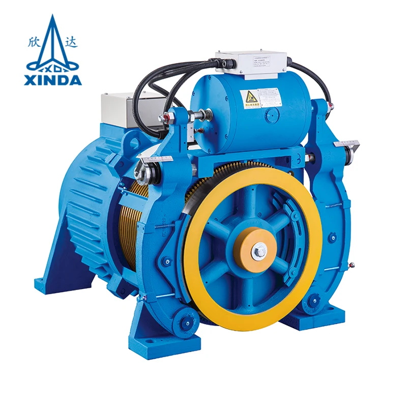 Gear Box Motor Gearless Elevators Parts Name