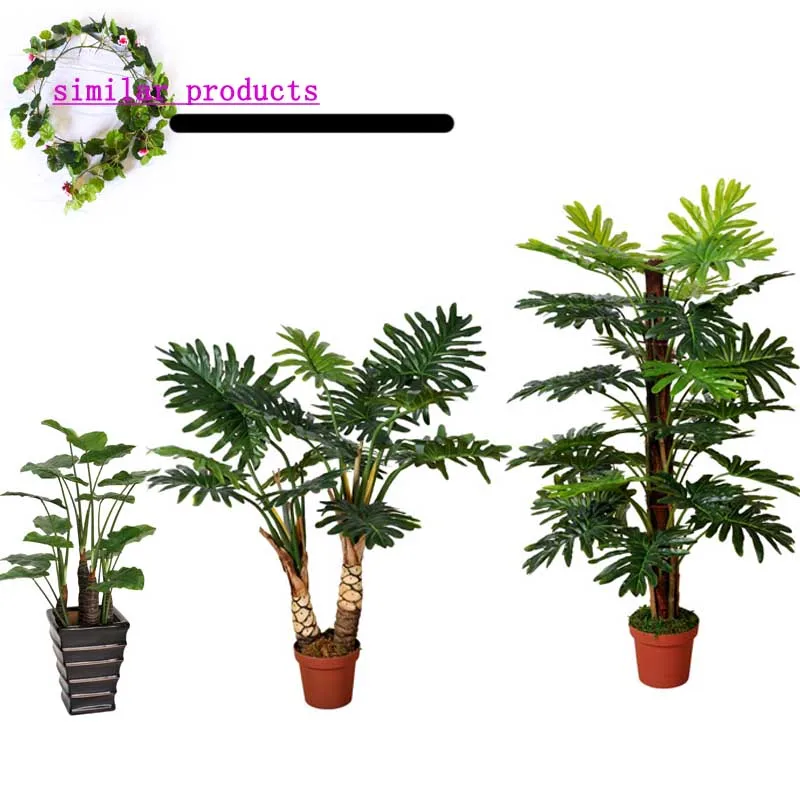 Hot sale Nearly natural Sago silk palm tree finished tole palm tree bonsai 4 foot green plant indoor Nursery for sale
