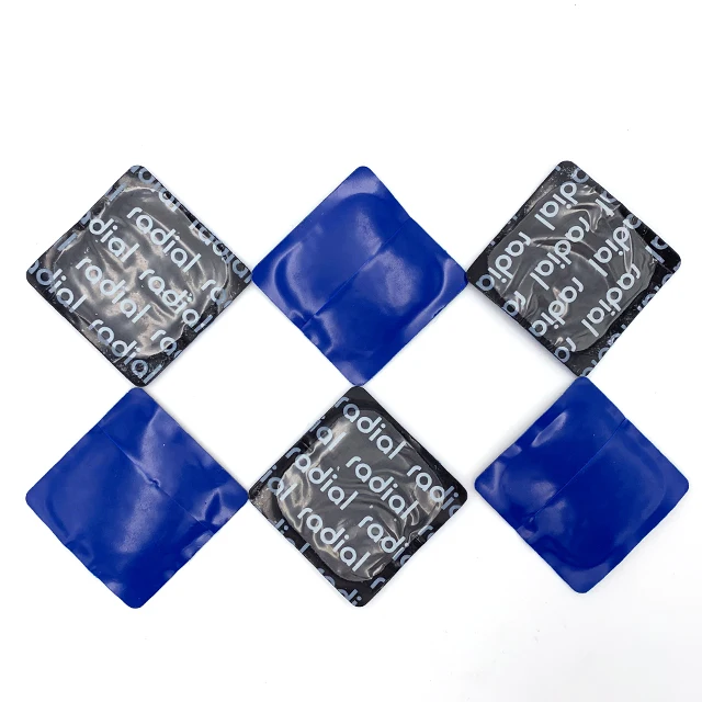 Sunsoul Usa Type Universal Car Square Tyre Repair Patch Self Vulcanizing Tire Multipurpose Rubber Patches