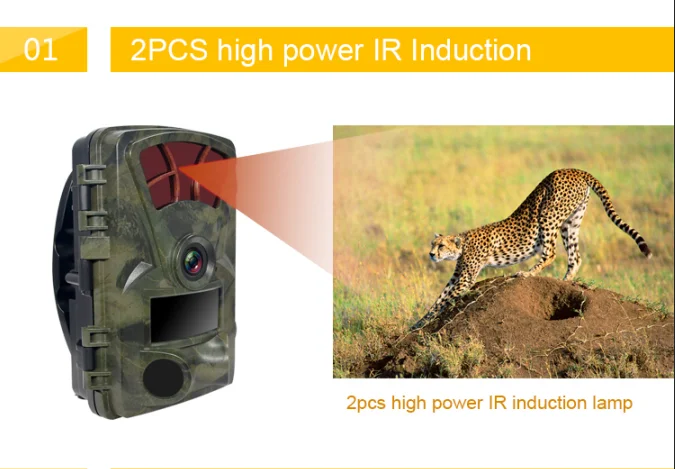 H885 OEM/ODM 2.4 inch LCD 21MP  night vision hunting trail camera 1080p HD scouting camera wildlife camera photo traps