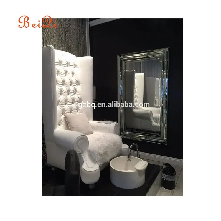 King and queen elegant foot spa salon pink hello kitty manicure pedicure chair for sale