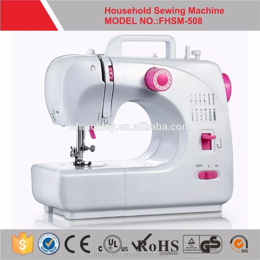 FHSM-508 small walking foot heavy duty double needle leather sewing machine in china