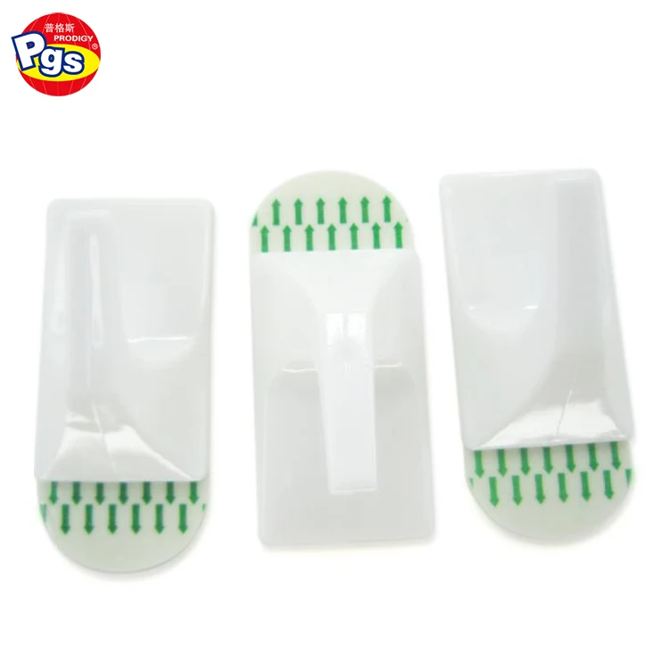 Strong plastic material adhesive hook no mark hook wall hooks for hanging coat