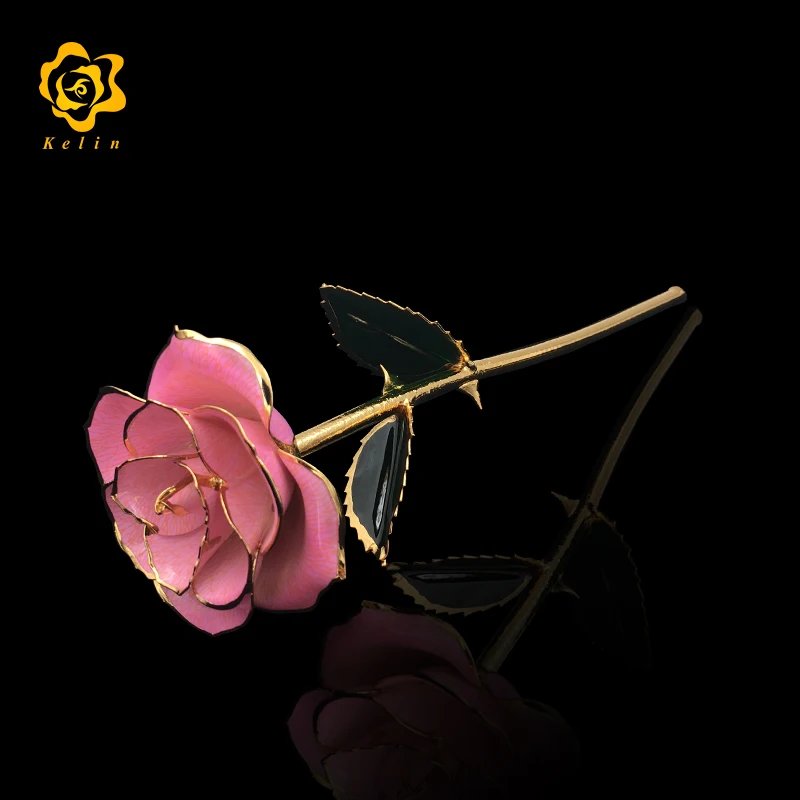 Custom Color Plated Yellow Artificial Rose Flower For Sale And Home Decoration