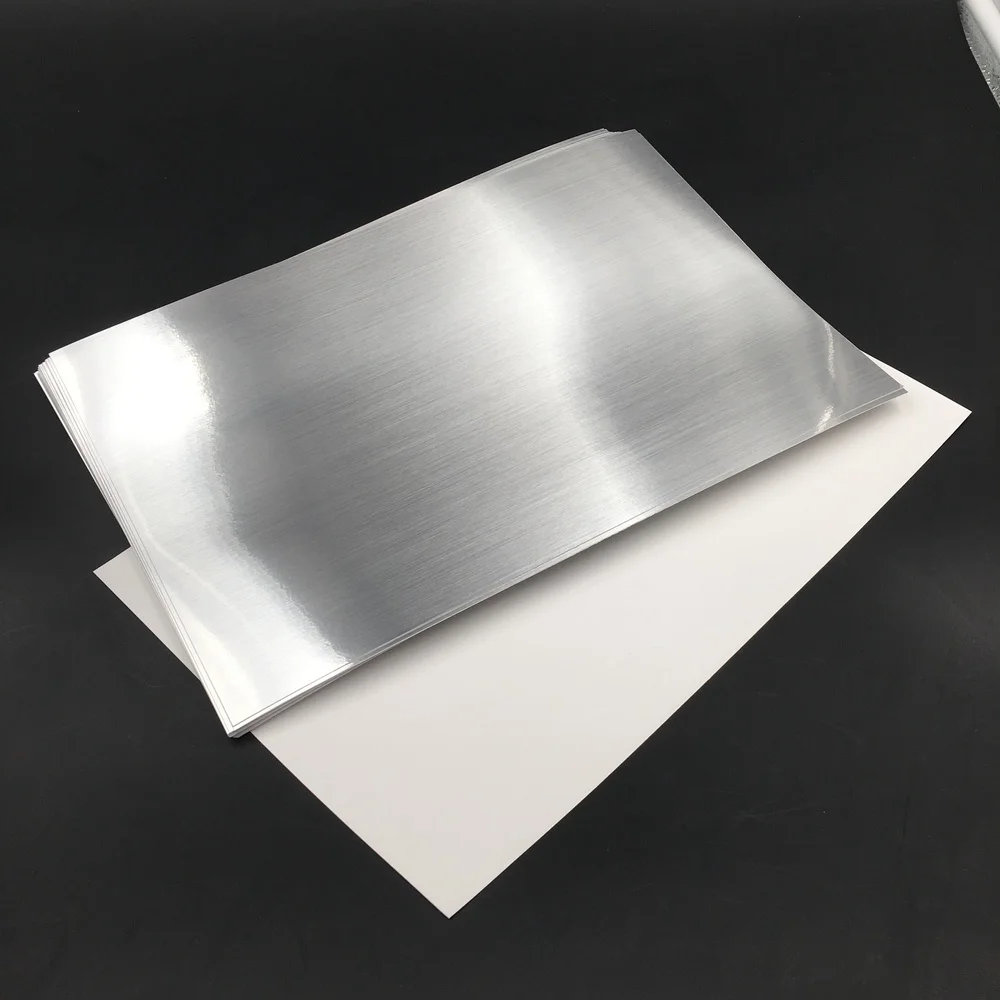 factory manufacture  hologram film  brushed silver PET