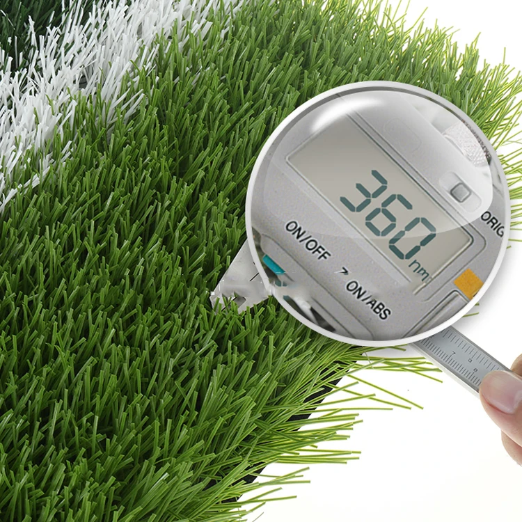 10 years warranty Factory direct supply Double S blade 360um thickness artificial grass carpets for football stadium Top Quality