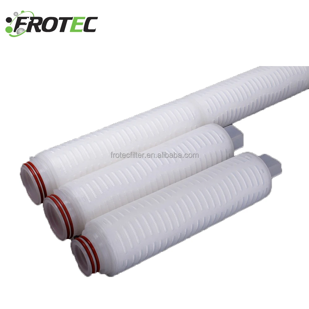 High Quality 0.2 0.45 0.65 Micron Pleated Membrane Filter Cartridge