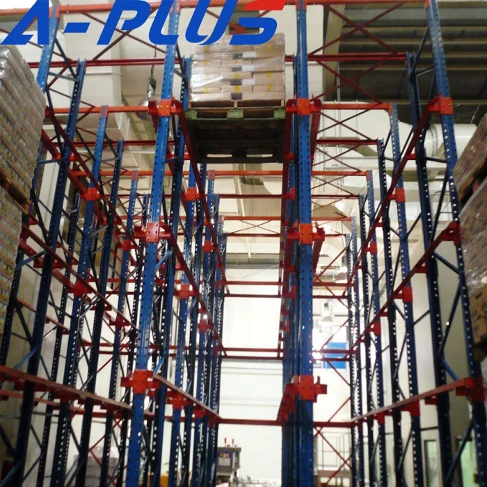 Refrigeration House Drive-in Pallet Racking Heavy Duty Pallet Rack Stainless Steel Shelf