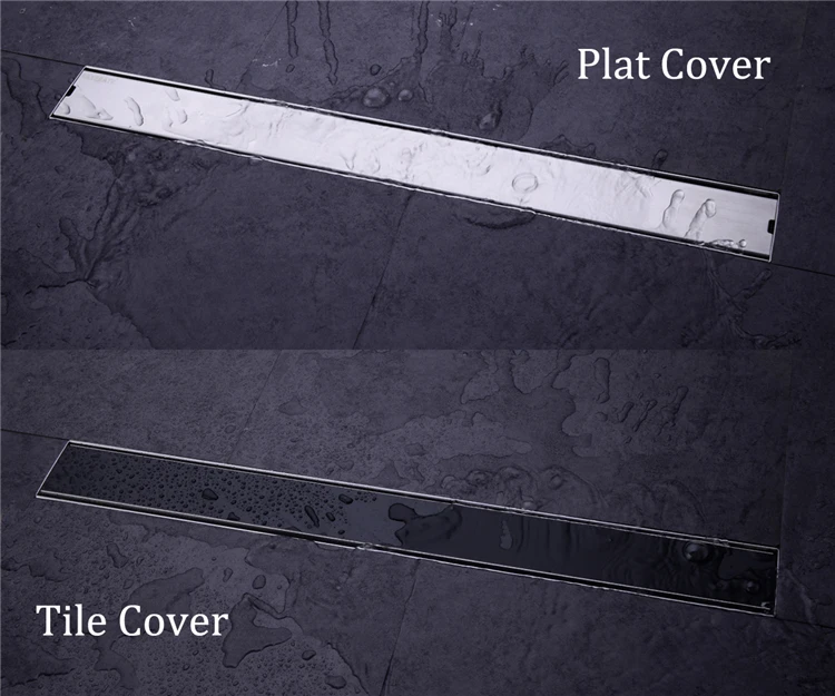 Floor Drain Tile Insert Square Floor Bathroom Shower Drain 304 Stainless Steel