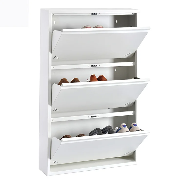 
hot selling steel shoes cabinet metal shoe rack closet organizer tall custom Shoe Cabinet racks 