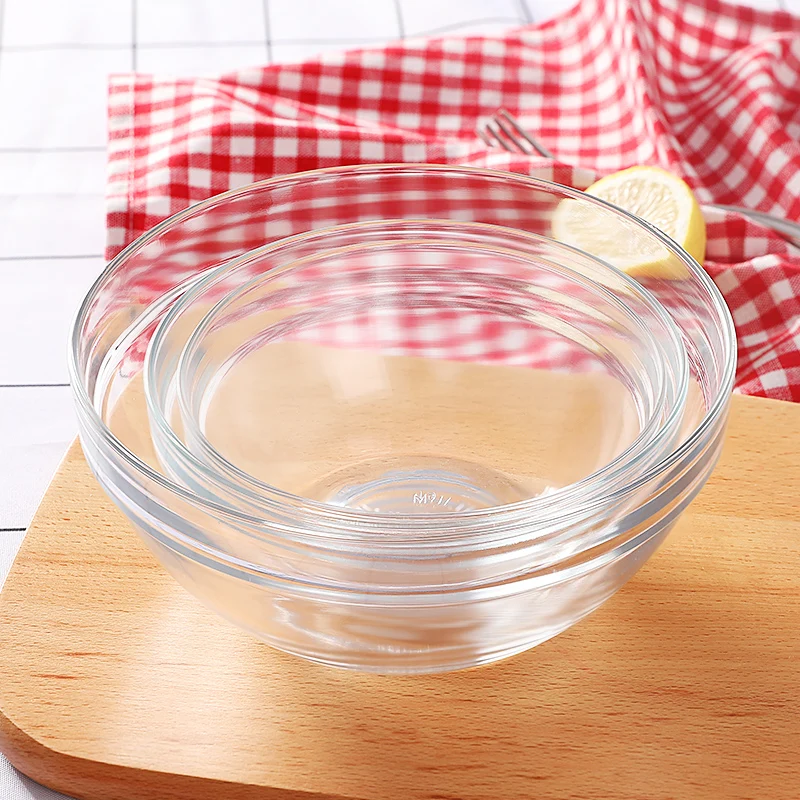 wholesale cheap 125 mm tempered glass Dinnerware bowl salad bowl free sample