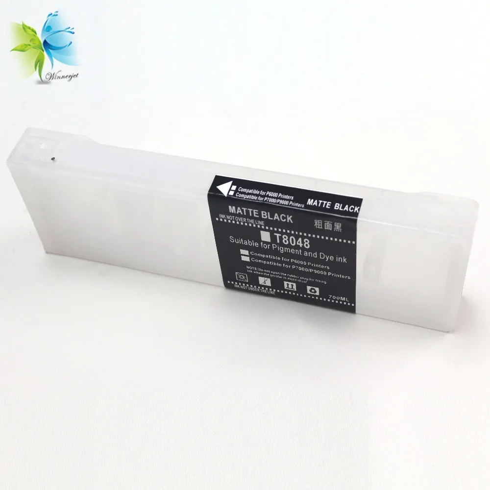 New Chip ! 700ml T804 ink cartridge for Epson P6000 P8000 Refill Cartridge