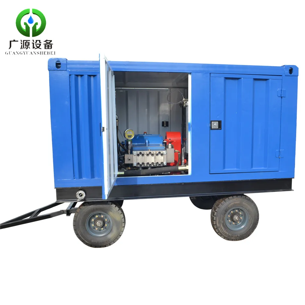 1000bar Industrial Condenser Pipe Cleaner High Pressure Water Jetting Cleaning Machine