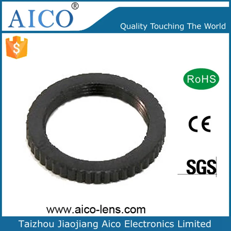 china manufacture black aluminum fixed M12x0.5 m12 s mount smount lock lens adapter fix ring