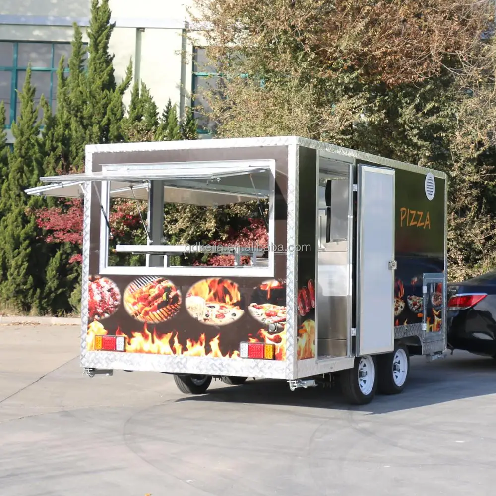 mobile food trailer catering trailer with kitchen accessories