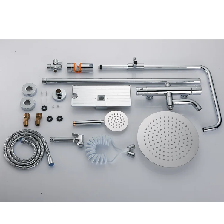 Wholesale prices thermostatic bathroom taps faucet, SS 304 shower set, shower kit
