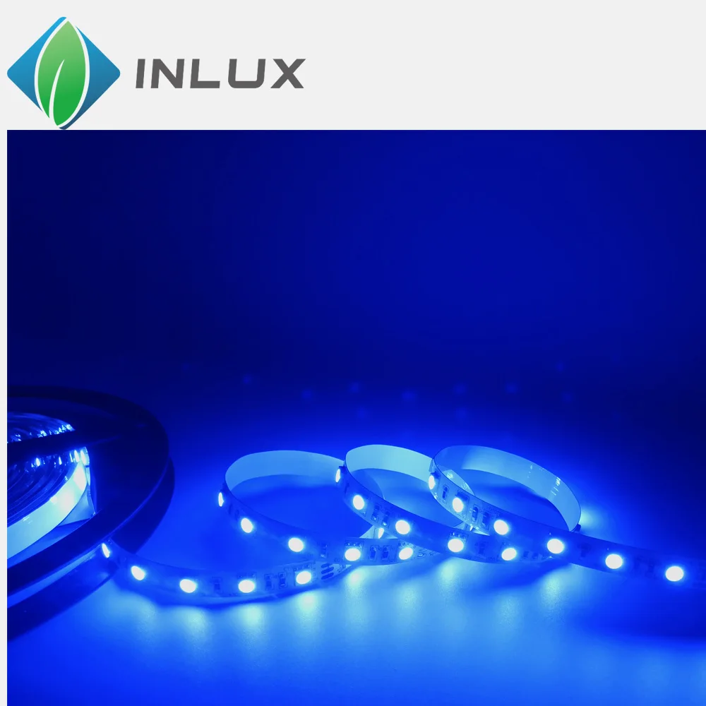 shenzhen inlux factory wholesale 3M tape Adhesive LM561C SMD 5050 3528 5730 LED strip Light IP20 tape light