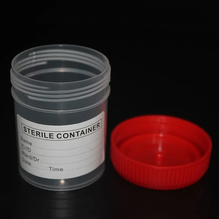Disposable Medical Sterile 60ml Shorter Urine Collection Specimen Cup