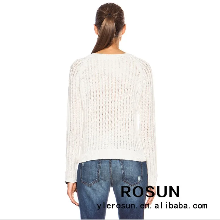 Высокое качество ребра вязать женщины необычные пуловер дизайн дамы мода корейский свитер
