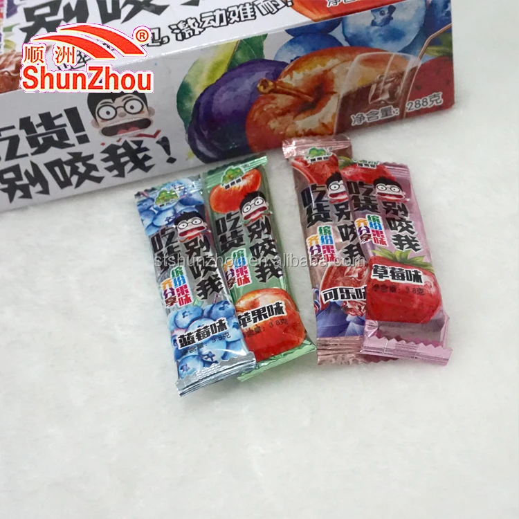 
3.8g fruity chewy candy 