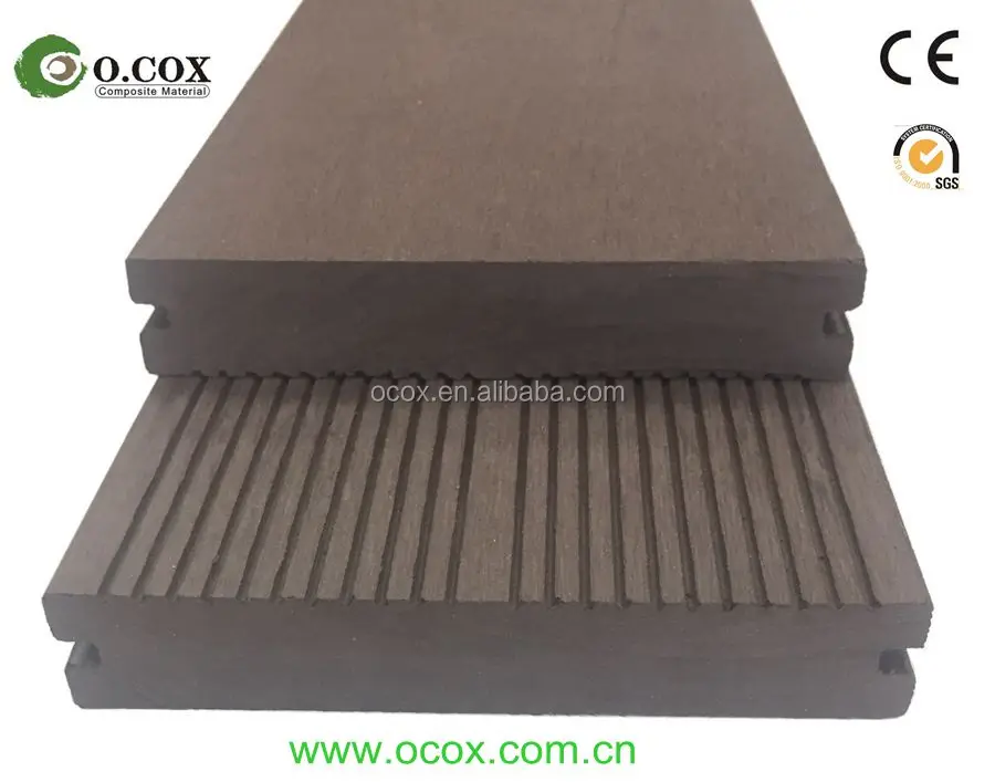 Hot sales solid wood plastic composite decking flooring WPC deck board