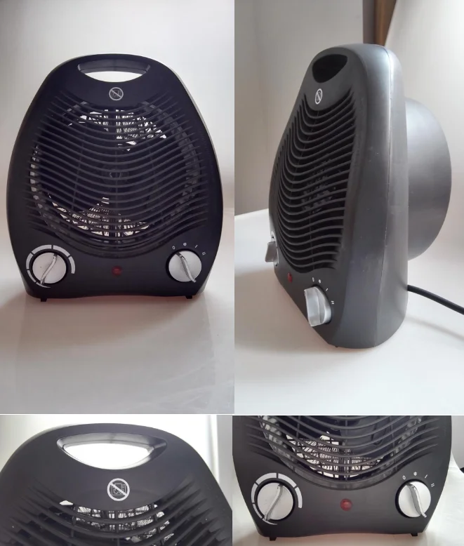 2000W Portable Electric Fan Heater HW207 Silent Mini Heater