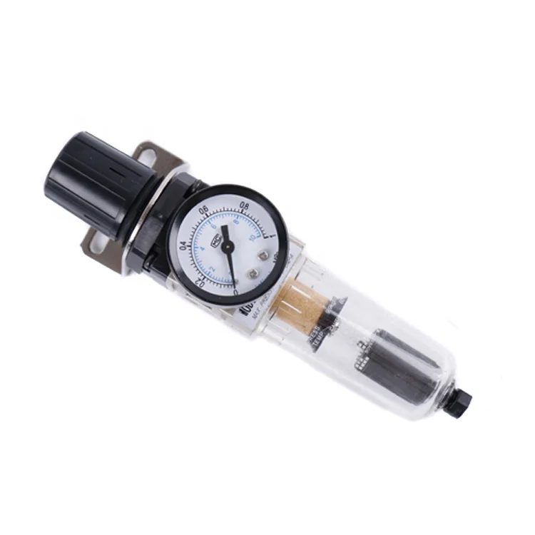 
Nanpu Pneumatic Air Filter Regulator Auto Drain AW2000-02D G1/4 With Copper Cartridge SMC Type Air Treatment Units 