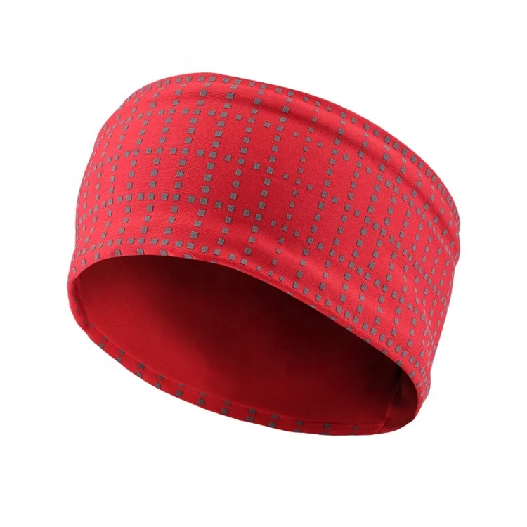 Reflective headband Yoga Stretch Hair Band fashionable sports headband running sweat band  TD-1044