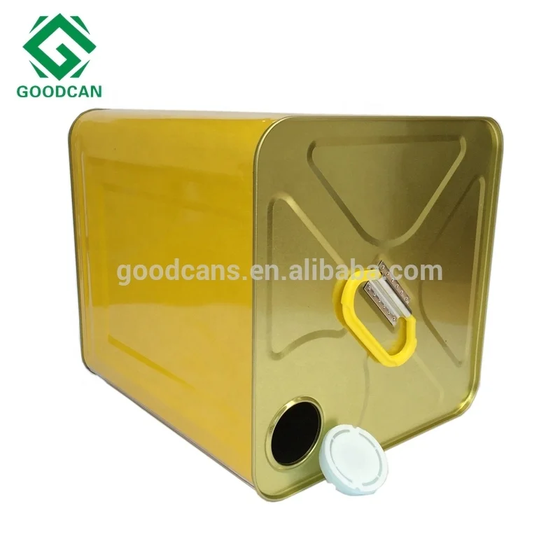 2021 custom 10-25l square metal tin box on sale oil storage container