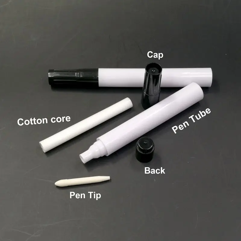 White Pen Tube Empaty Marker Manufacturer 5.0MM Chisel Nib  Permanent Empty Marker Pens Paint