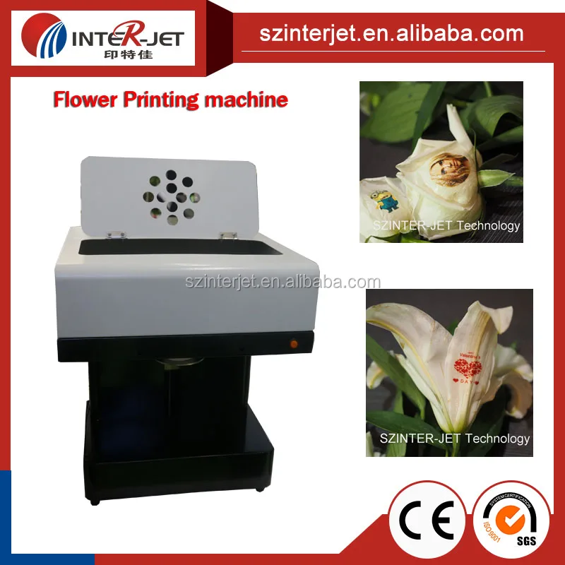 The cheapest 3D inkjet flower /coffee printing machine