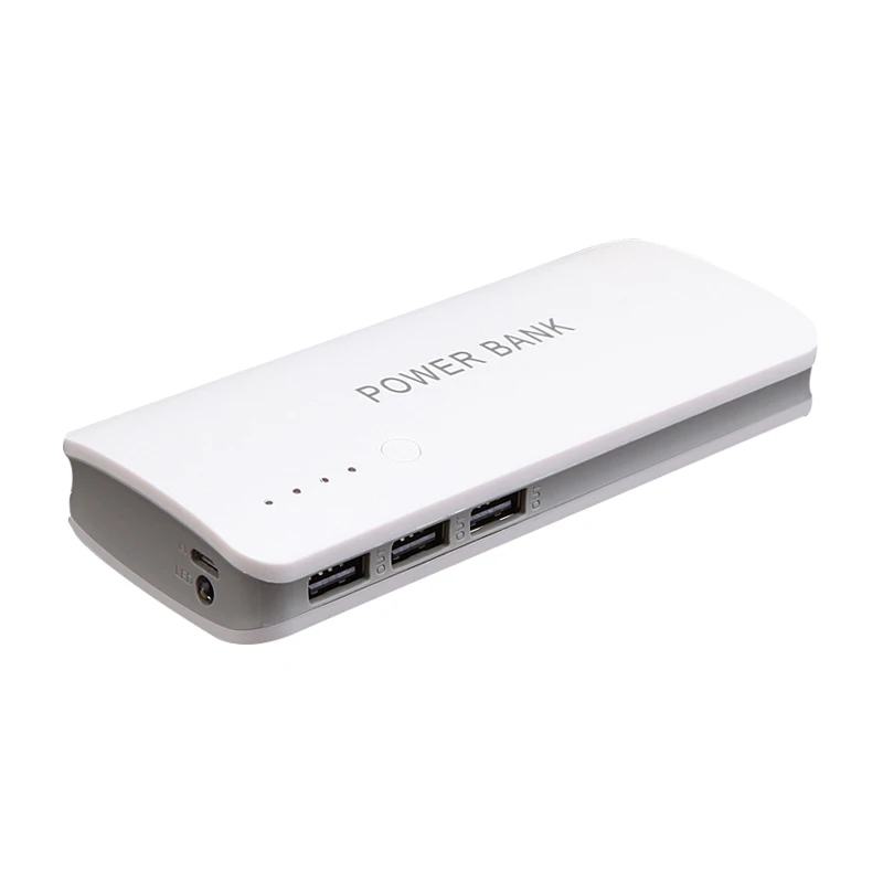 large capacity Power Bank 20000mAh powerbank portable charger external Battery 20000 mah mobile phone charger with torch