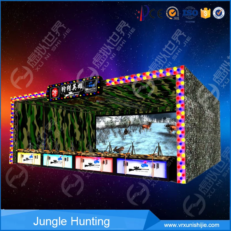 Earn Money Coin Pusher Funny VR Shooting Game Arcade Game VR 3D Hunting Simulator Virtual Reality House Hunting