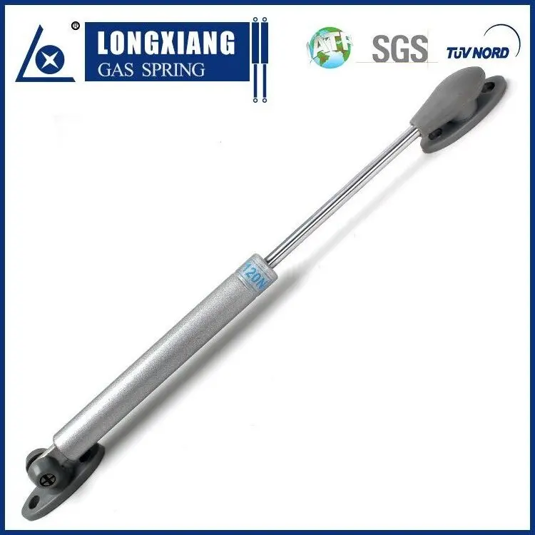Furniture gas spring 50N with 3 type brackets for cabinet door gas struts