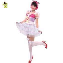 Красивое платье феи для косплея для девочек, женское платье для вечеринки на Хэллоуин, милые костюмы горничной