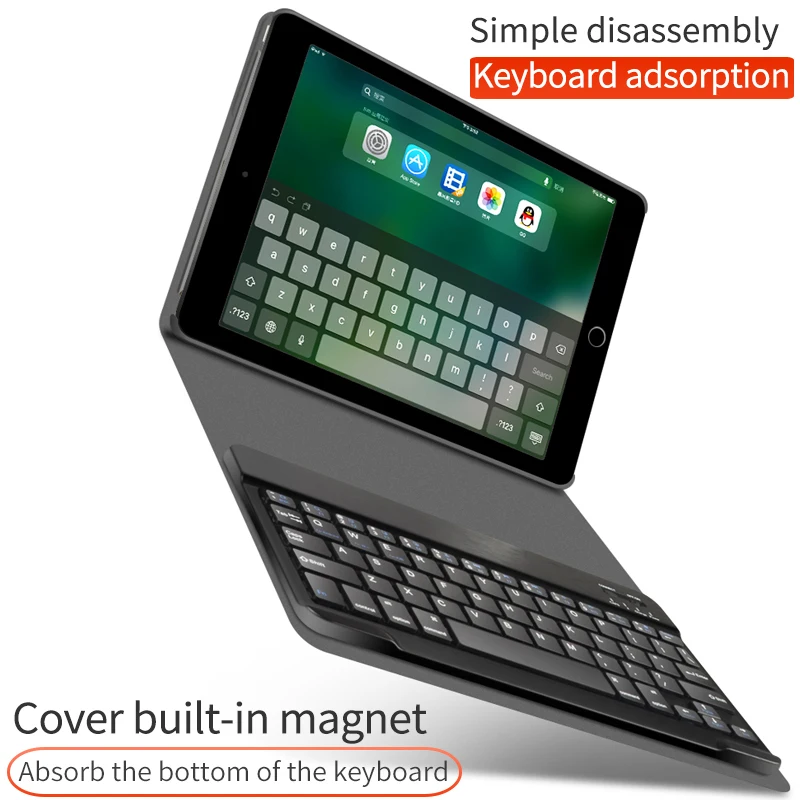 Китай дизайн Смарт искусственная кожа Bluetooth Клавиатура Защитный Tablet Обложка для Apple air1/2