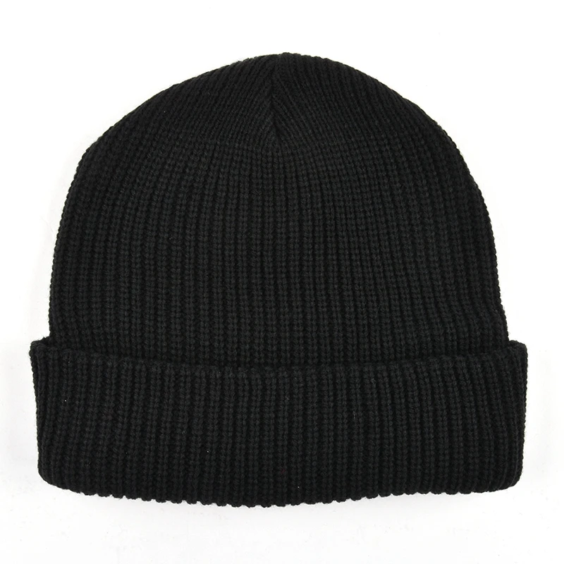 Winter hat embroidery beanie winter knitted caps for men