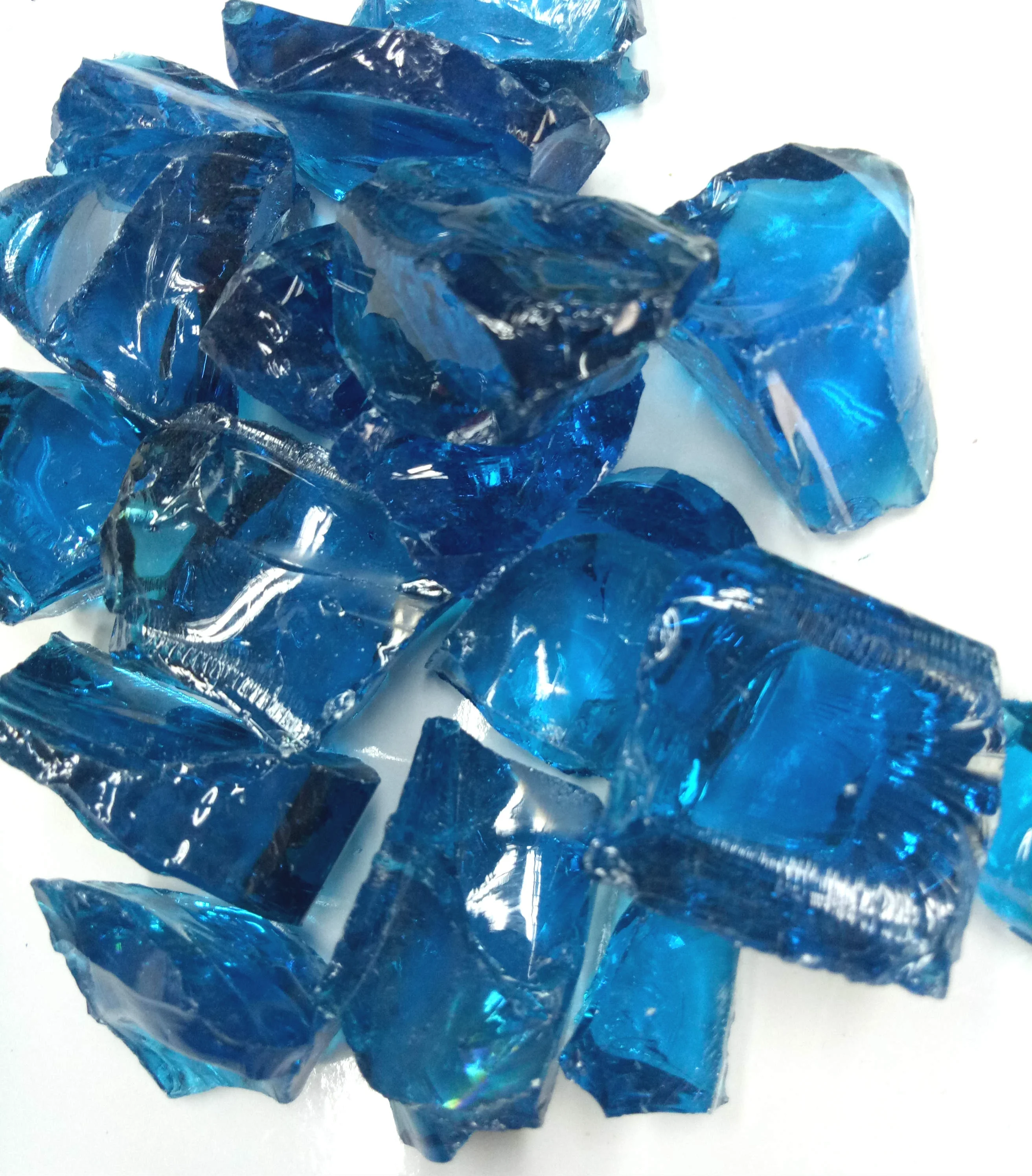 Broken Recycled Tumbles Glass Stone broken glass chips for the path