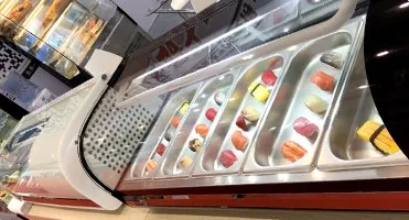XiMaiD SSH-5 LED 2 layer Small Counter Top refrigerated sushi showcase For Sale
