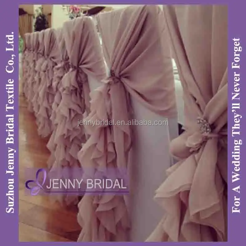 C304a1шифоновый тканевый чехол для стула с кудрявым ивовым поясом