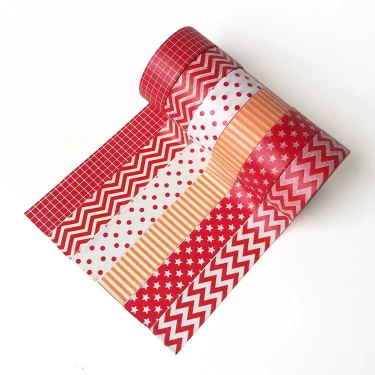 Valentine Washi Tape Red Heart Tape Wedding Masking Tape Decorative Love Sticker Paper for Valentines Day DIY Crafts Scrapbook