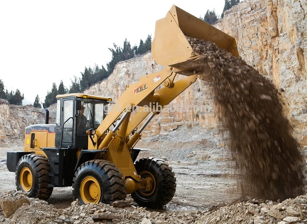 high dump height 4.5 meters hydraulic wheel loader 2Ton withCummins engine and CE approved