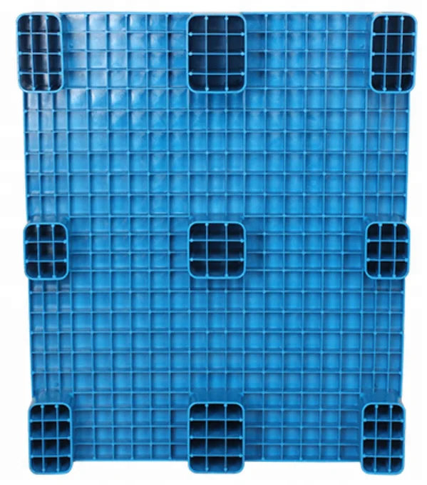 Плоский верхний односторонний пластиковый поддон 1100x1100 мм