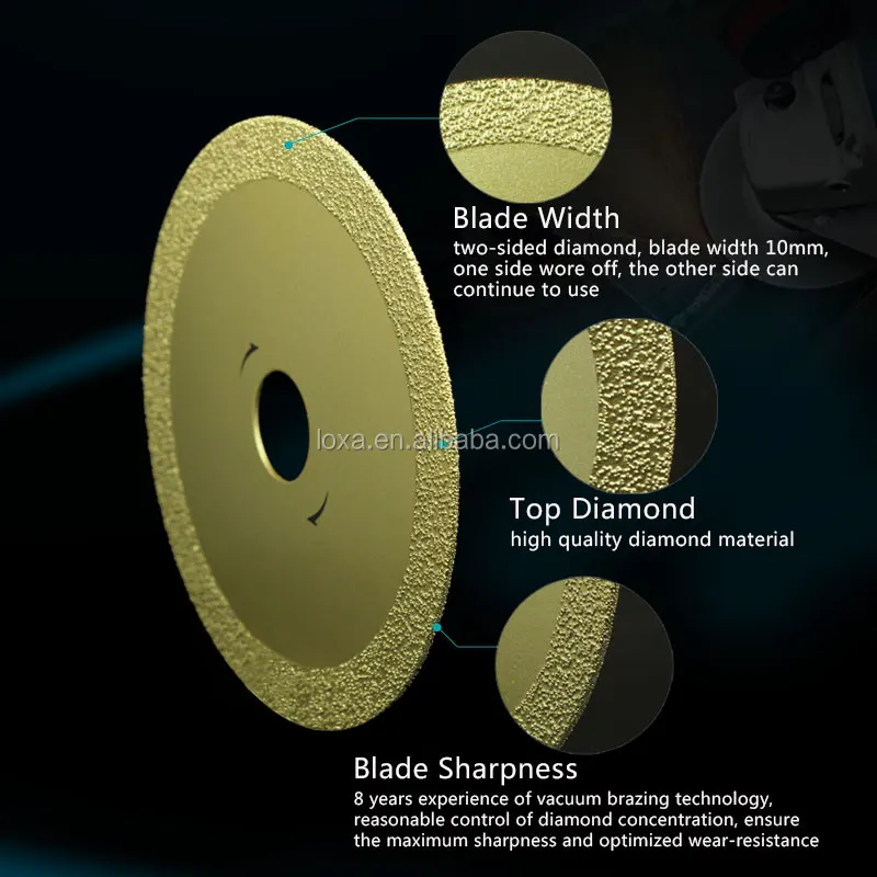 Universal Vacuum Brazed Diamond Cutting Grinding Disc for Cutting Marble