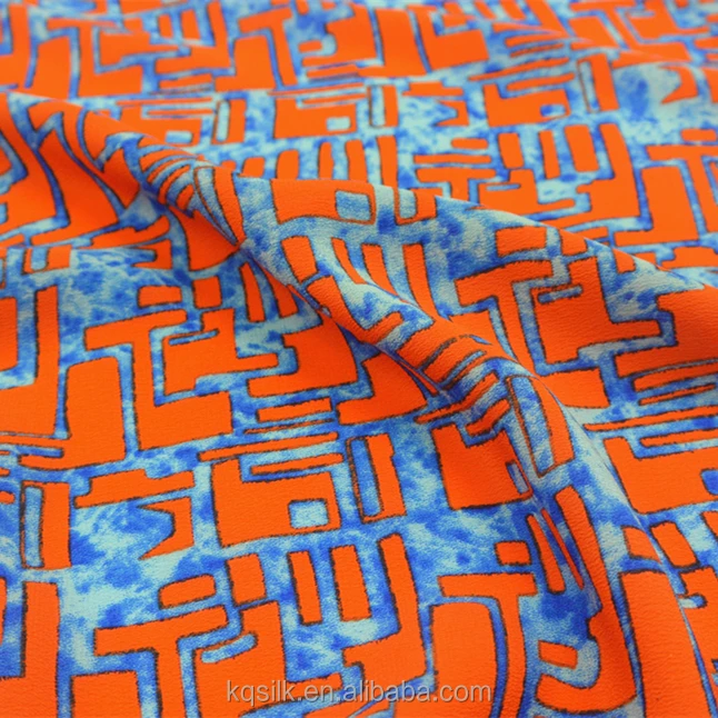 
Colorful Printed Silk Crepe De Chine,Silk Cdc from Silk Fabric Manufacturer 