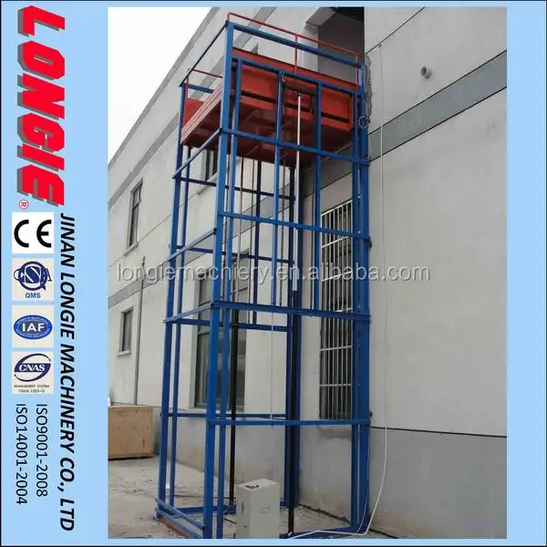 
LISJD2.0-4.5 Electric hydraulic freight lift elevator price 