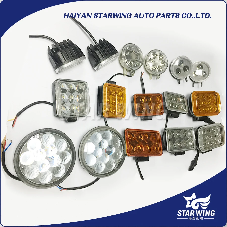 5 inch square ked sealed beam with lens