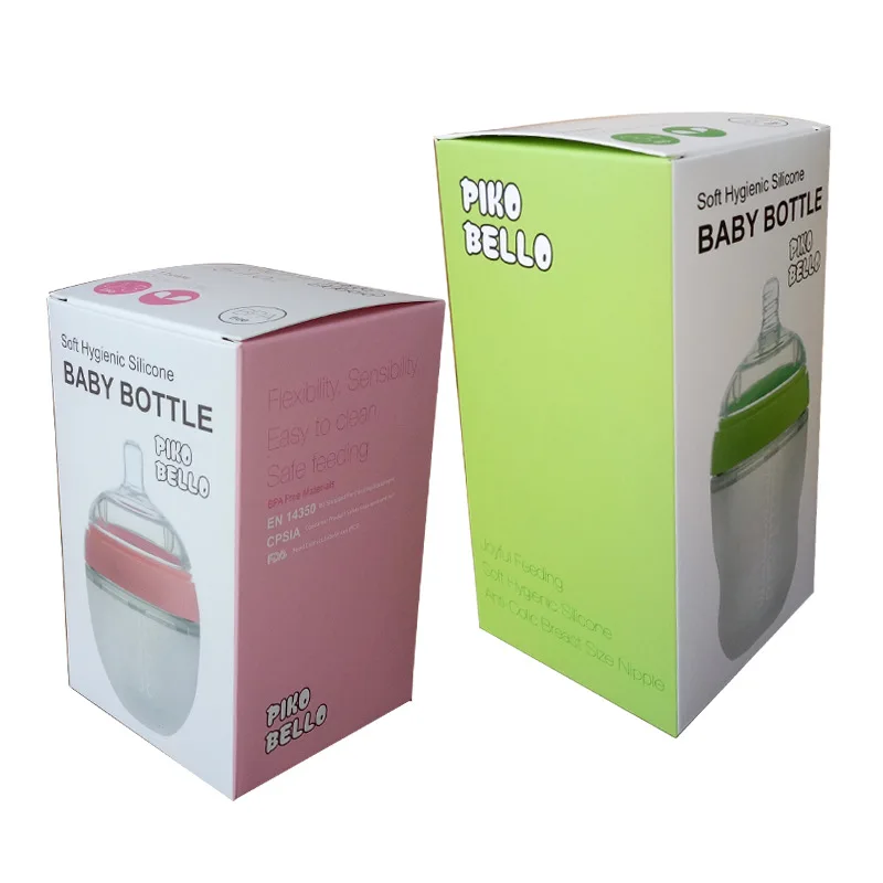 BPA Free 250ml &150ml Food Grade Silicone Biberon Baby Bottle Nursing Bottle feeding bottle